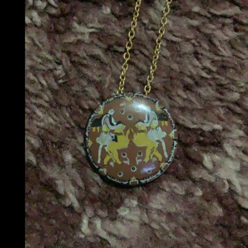 SOLD Vintage Greek/Roman Theme Necklace